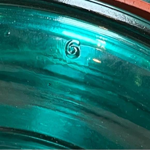 Vintage Ball Ideal eagle mason jar in teal. - Picture 6 of 7